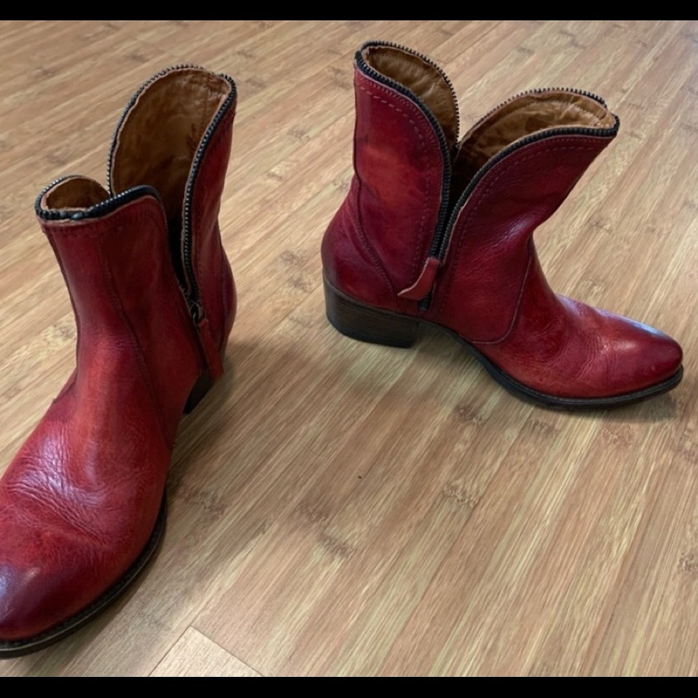 Beautiful red boots